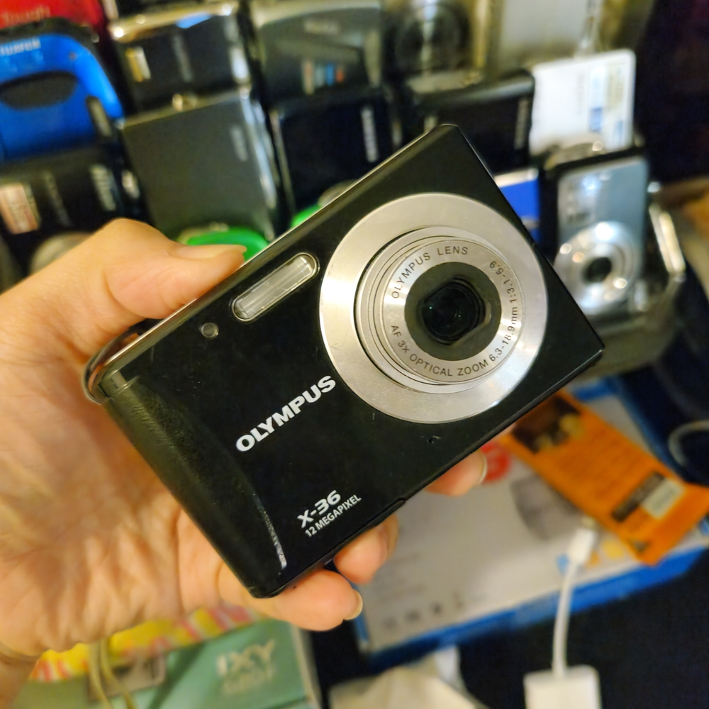 Olympus X-36 Silver and Black Digital Camera